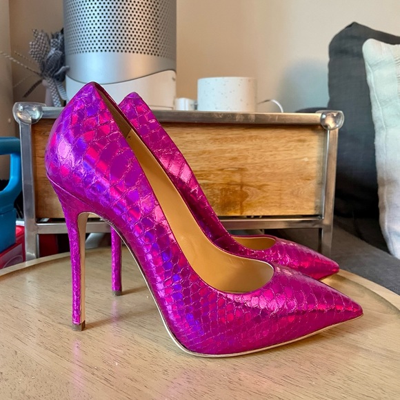 Brand new Giuseppe Zanoti Fuschia stiletto - Picture 2 of 8